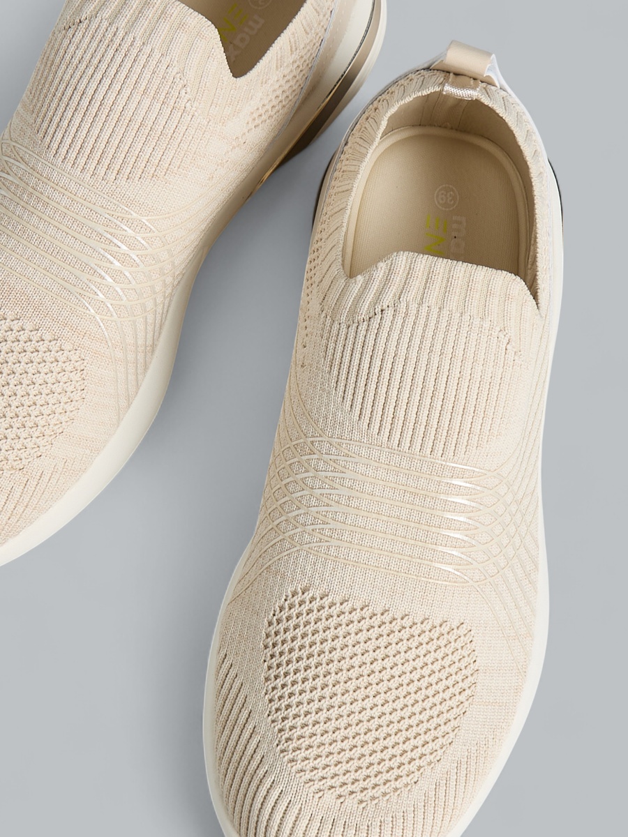 Textured Slip-On Shoes