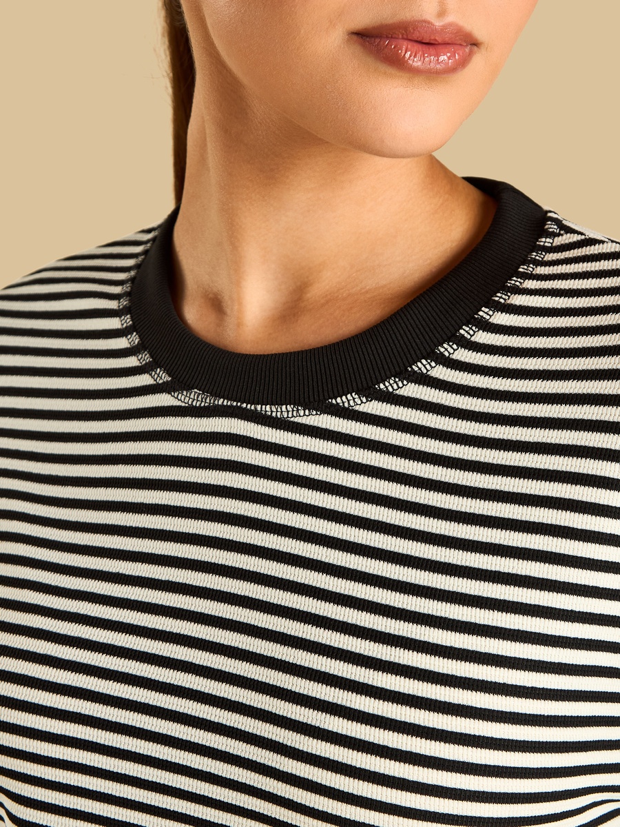 Striped Boxy Fit Top