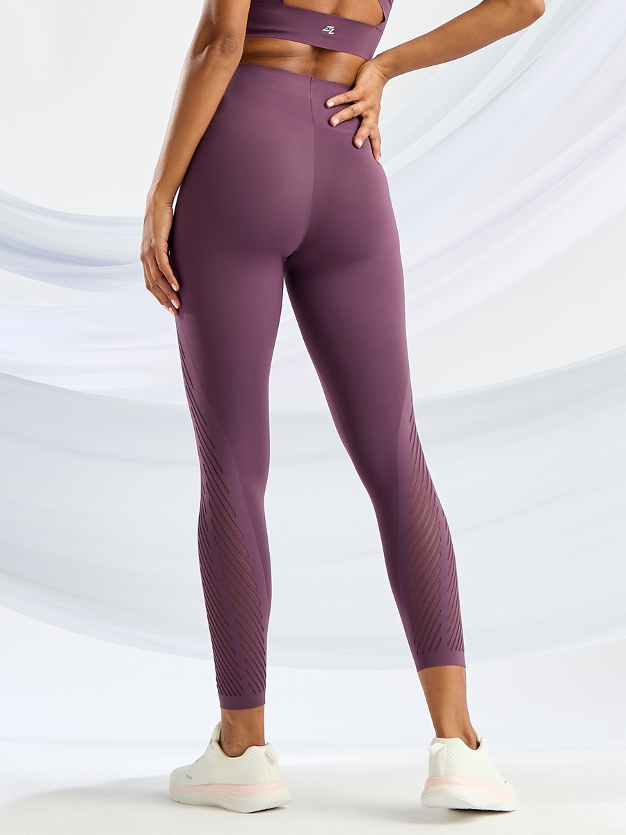 Lazer Cut Accent Leggings