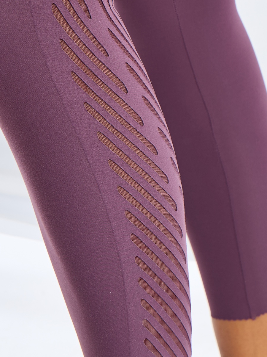 Lazer Cut Accent Leggings