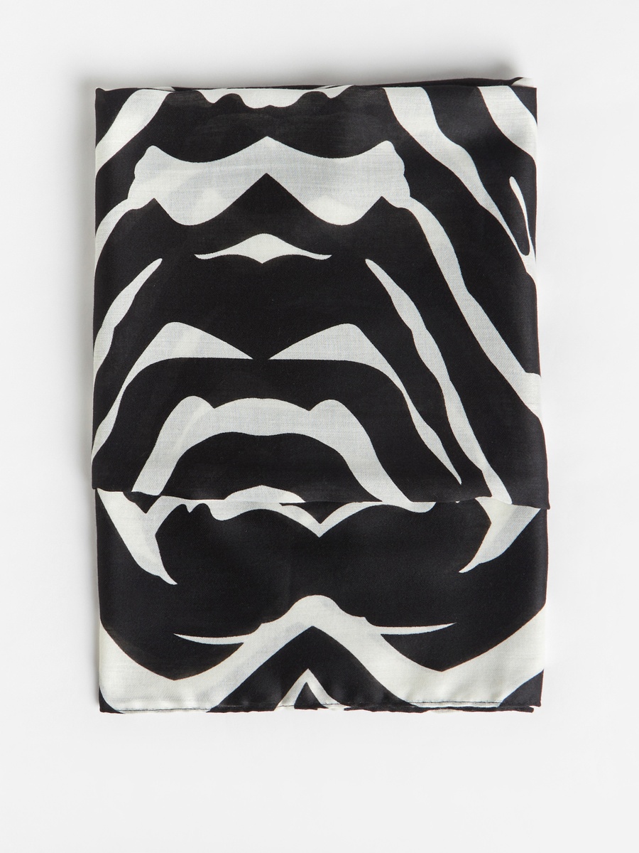 All-Over Animal Print Scarf