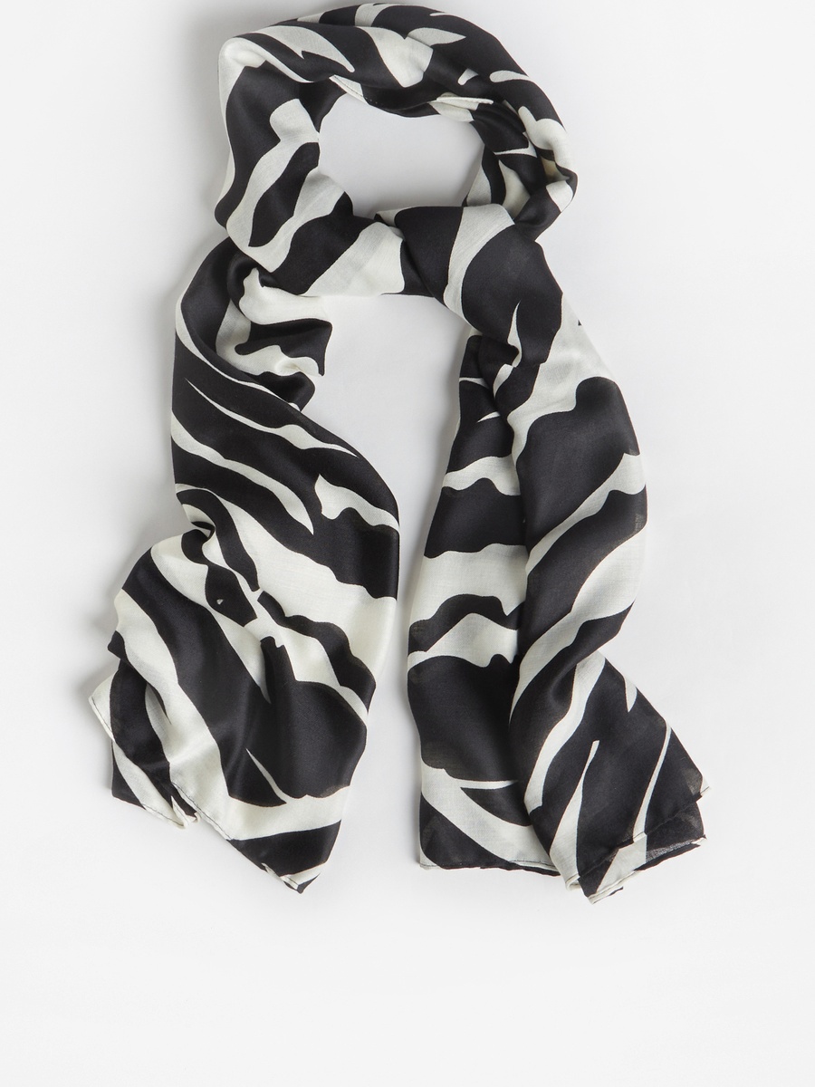 All-Over Animal Print Scarf