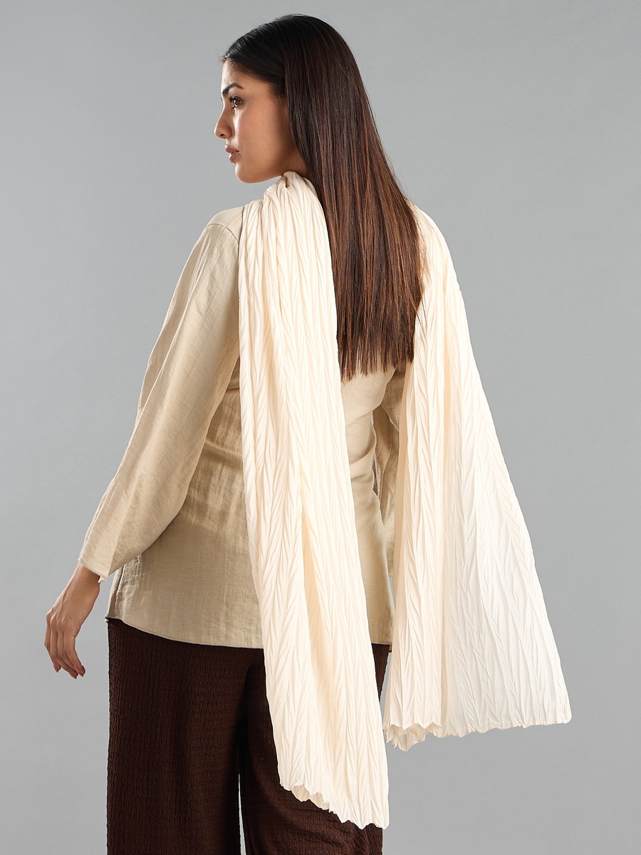 Crinkle Textured Scarf