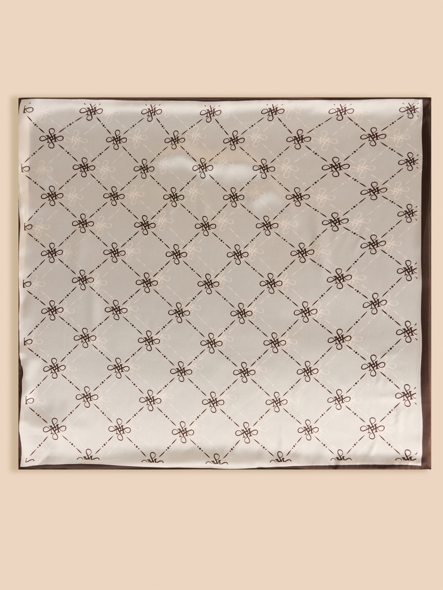 Floral Print Reversible Square Scarf