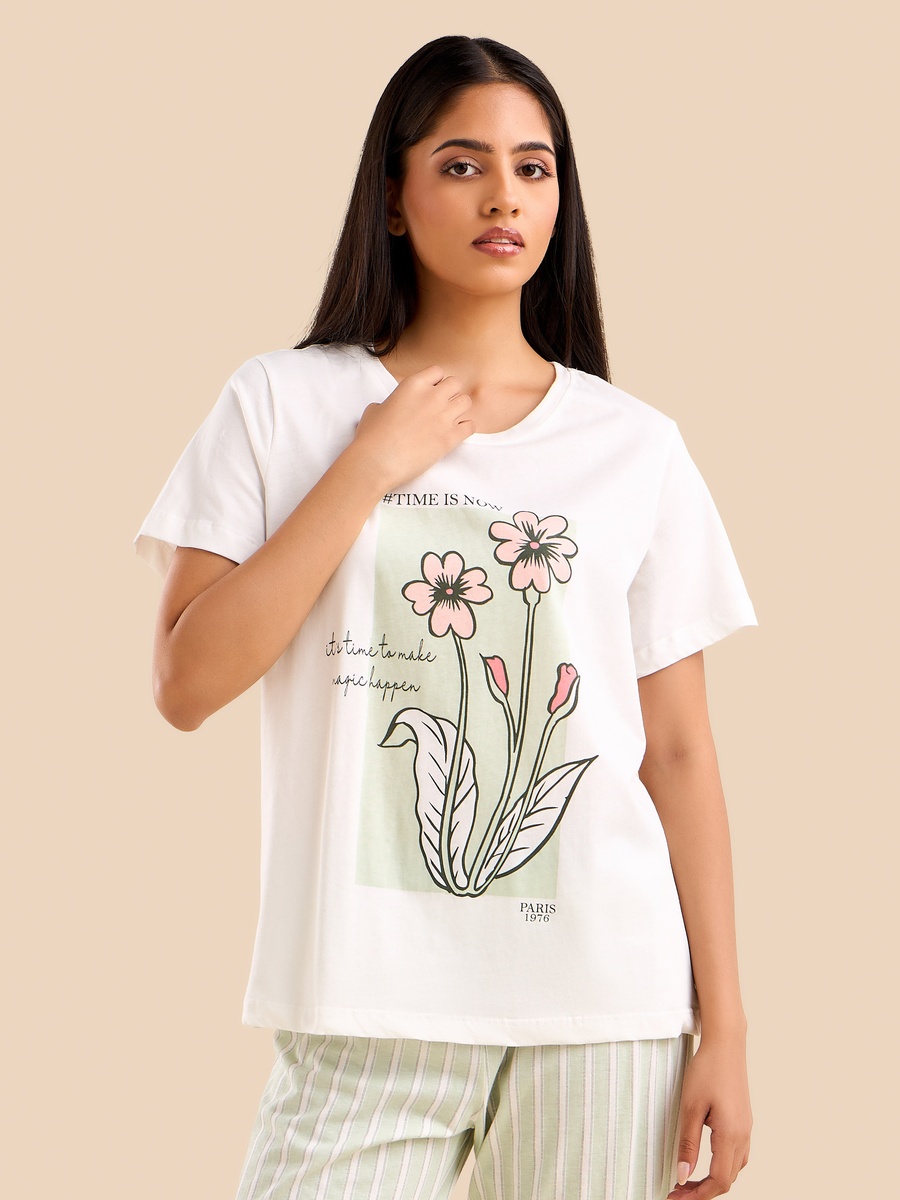 Floral Print Pyjama Set