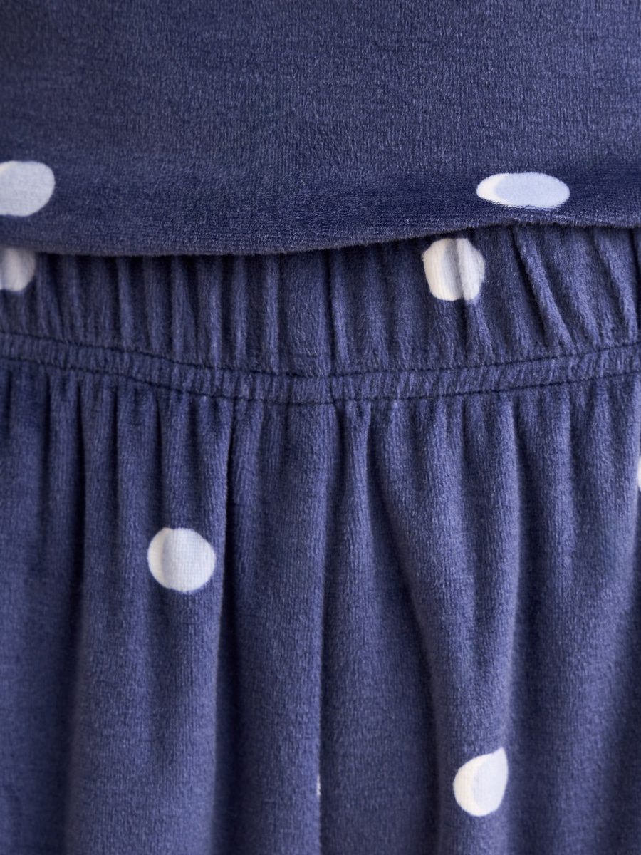 Polka Dot Print Cotton Pyjama Set
