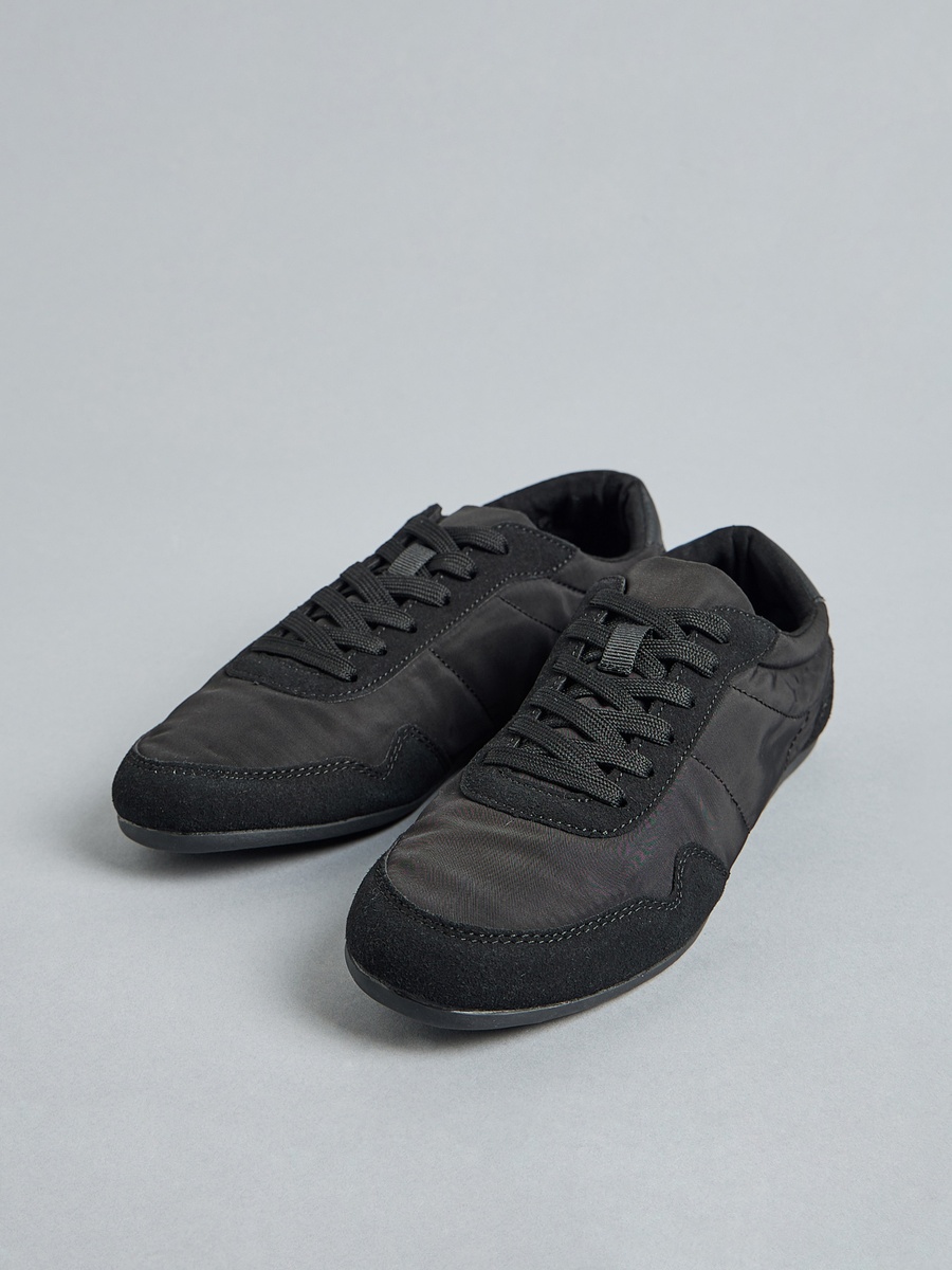 Panelled Lace-Up Shoes