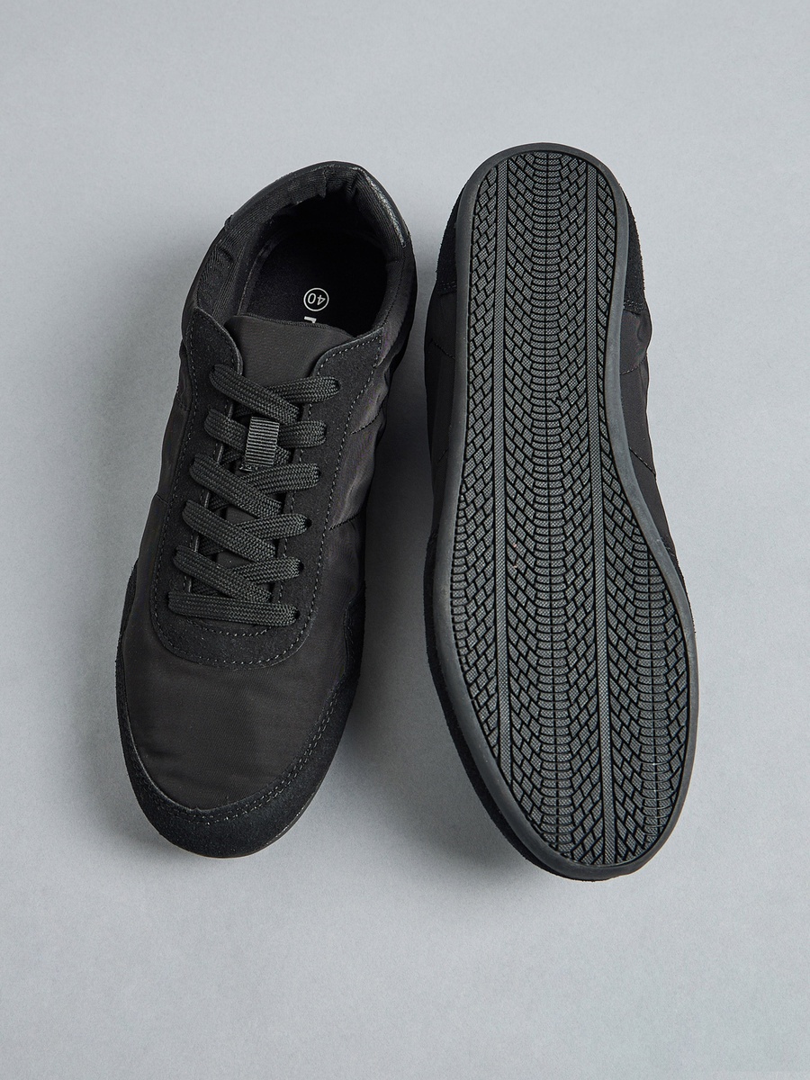 Panelled Lace-Up Shoes