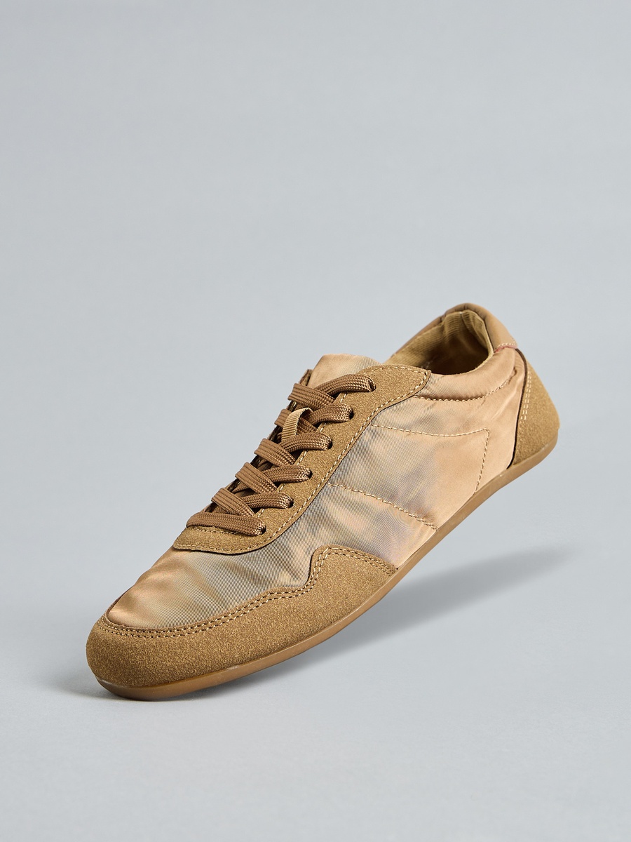 Panelled Lace-Up Shoes