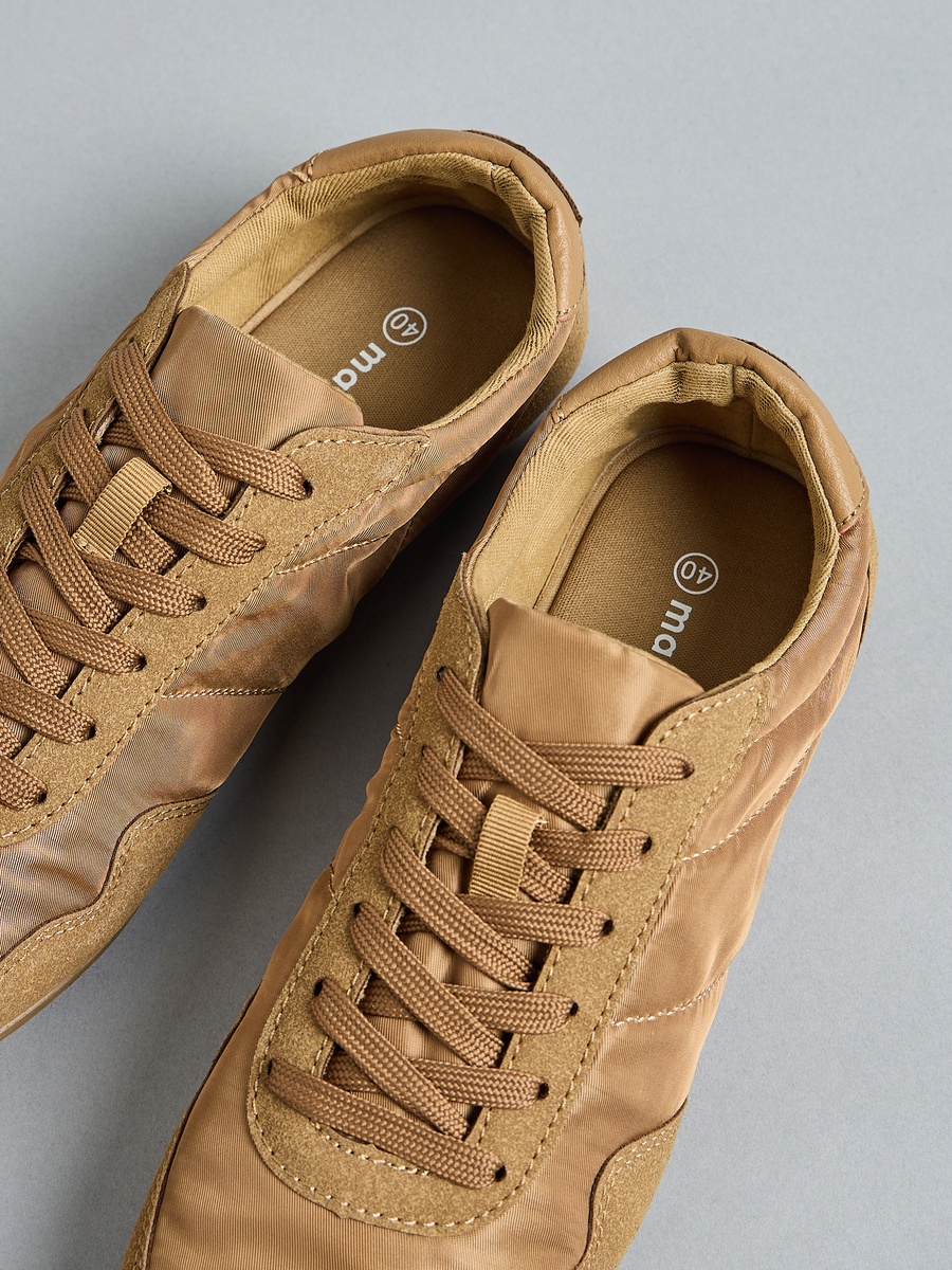 Panelled Lace-Up Shoes