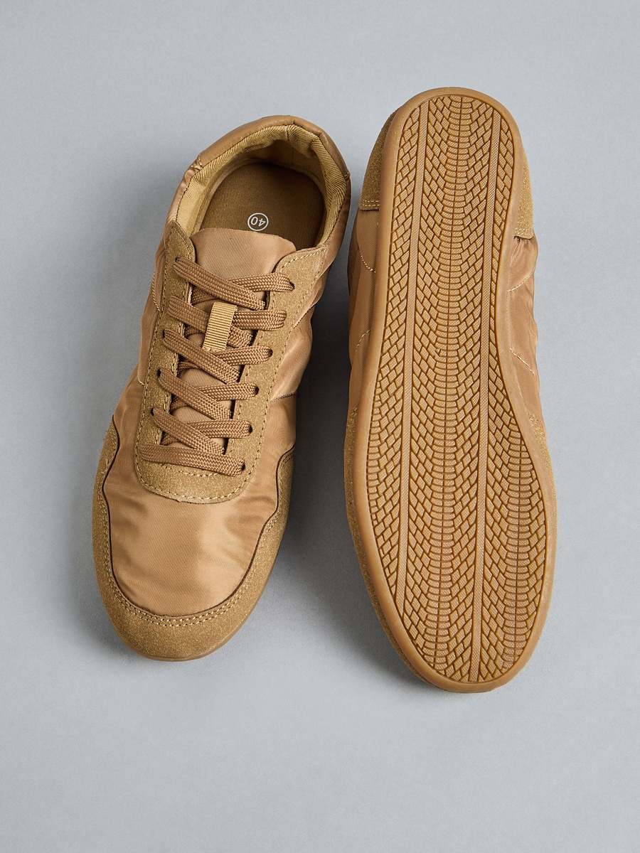 Panelled Lace-Up Shoes