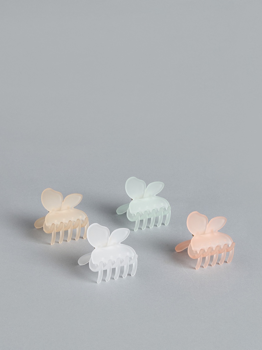 Pack of 4 - Butterfly Hair Clamp