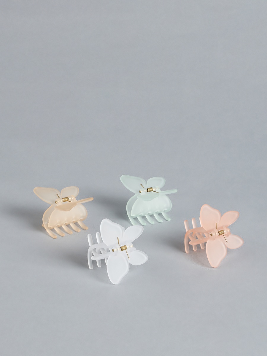 Pack of 4 - Butterfly Hair Clamp