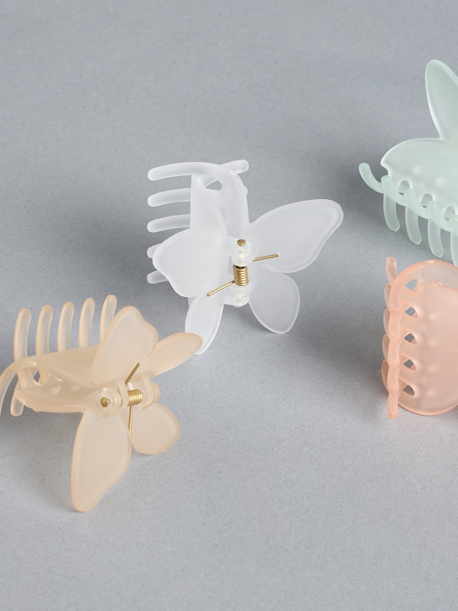 Pack of 4 - Butterfly Hair Clamp