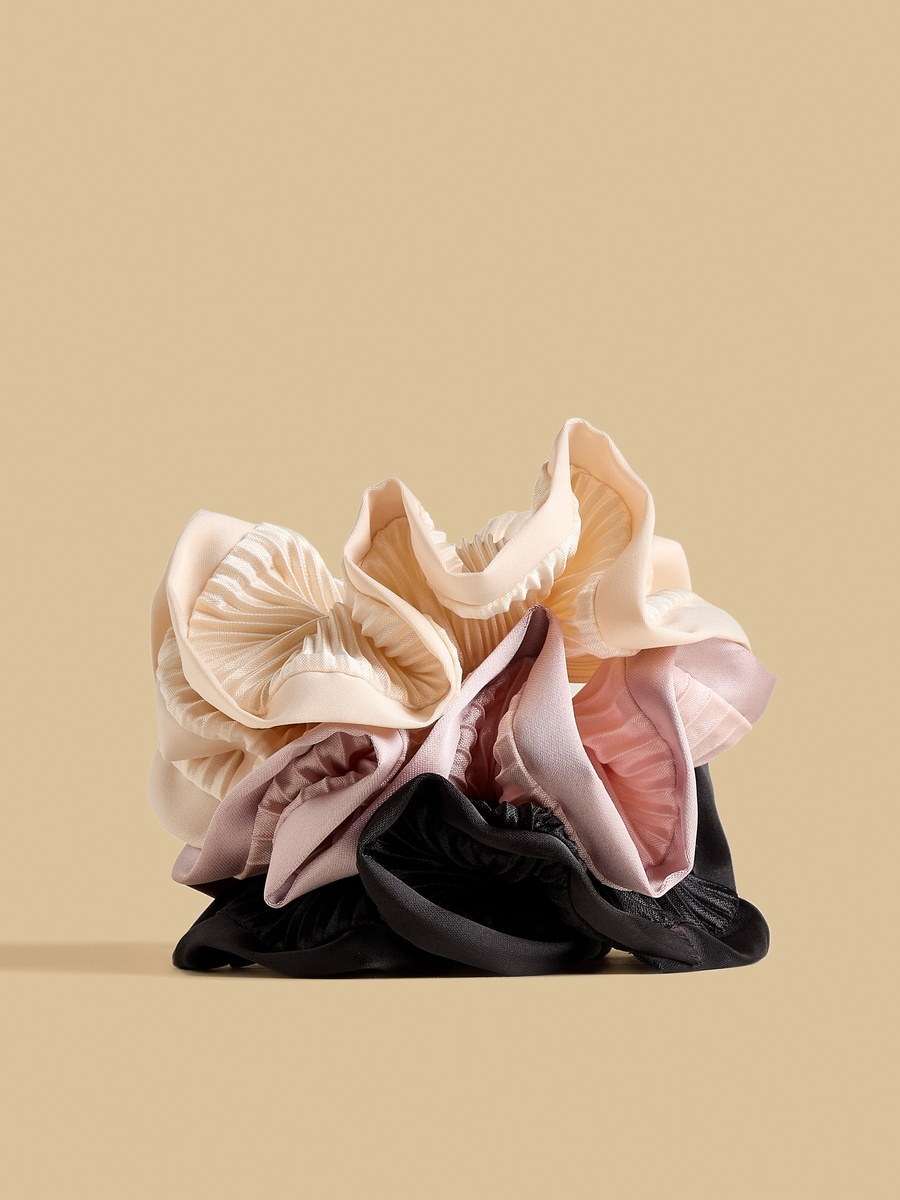 Pack of 3 - Textured Hair Scrunchie