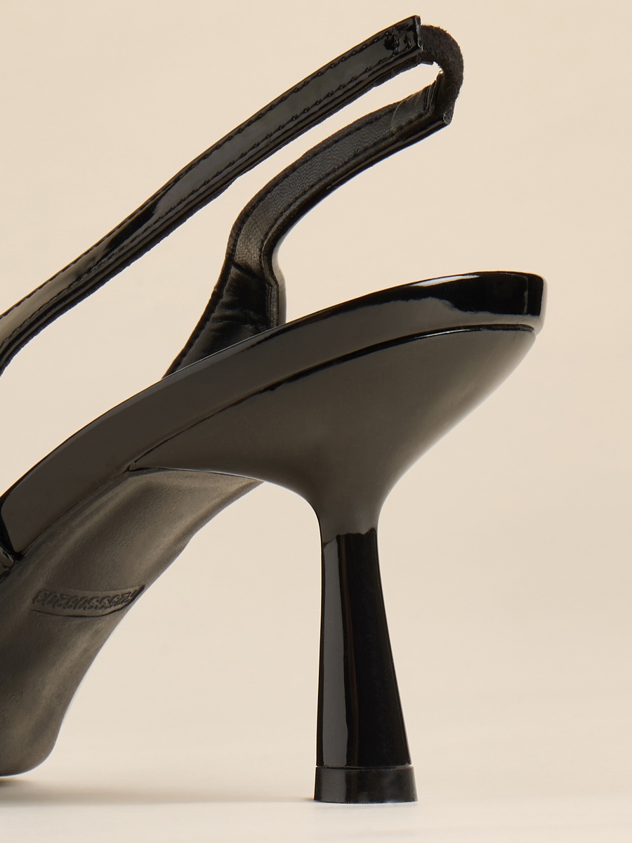 Buckle Accent Slingback Sandals