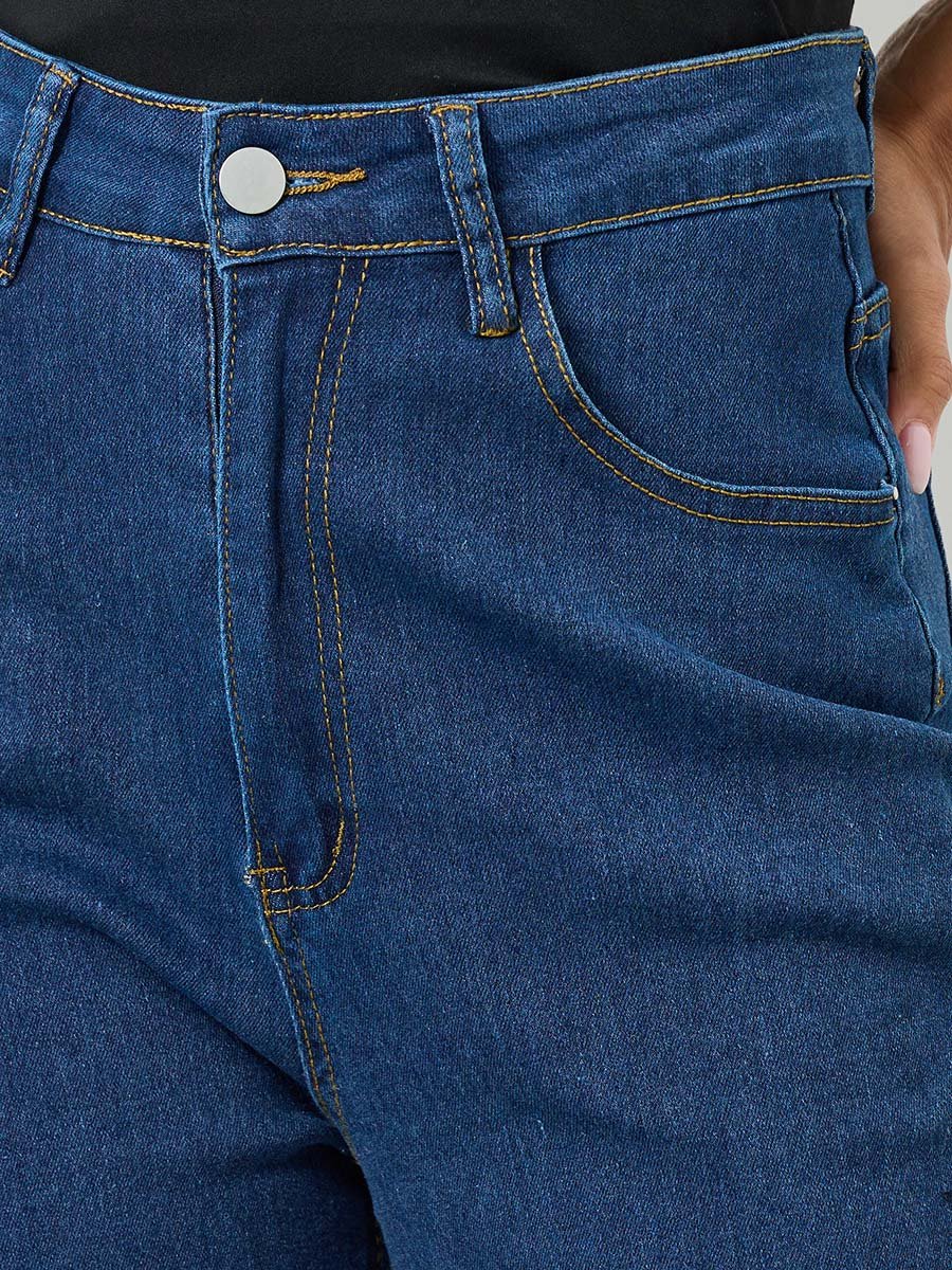 Women High-Rise Wide Leg Jeans
