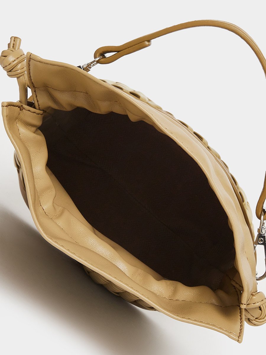 Woven Bucket Bag with Strap