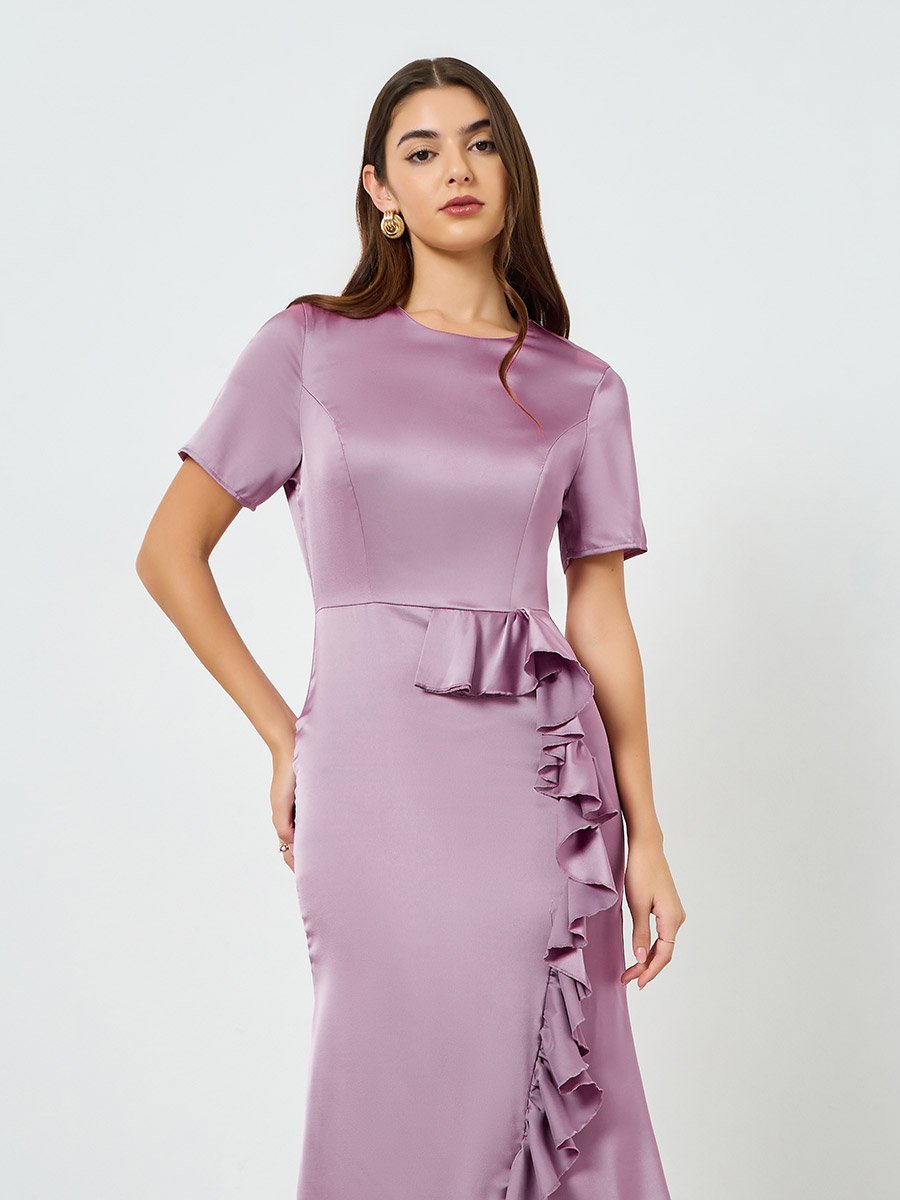 long sleeve polo midi dress Patou