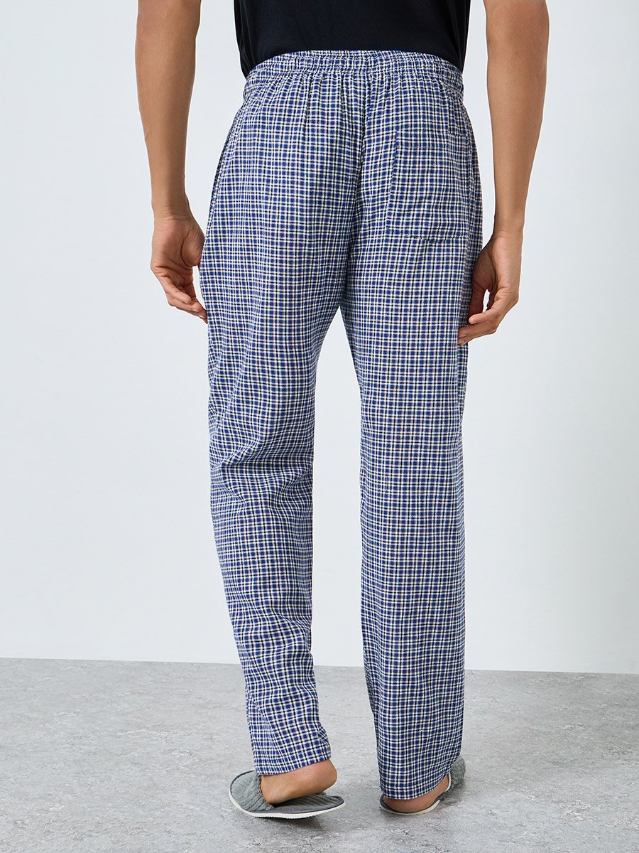 Men Checked Relaxed Fit Pyjama Bottom