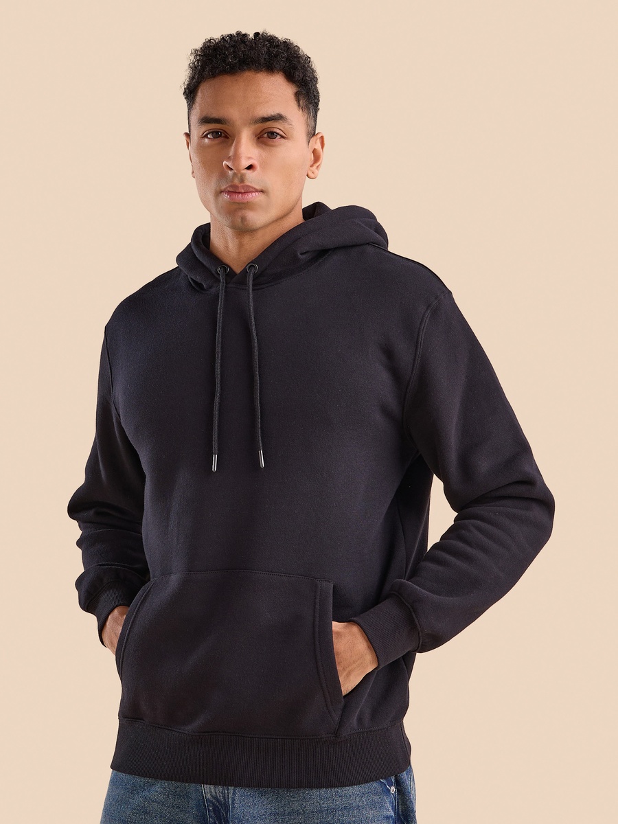 Plain Hooded Sweatshirt