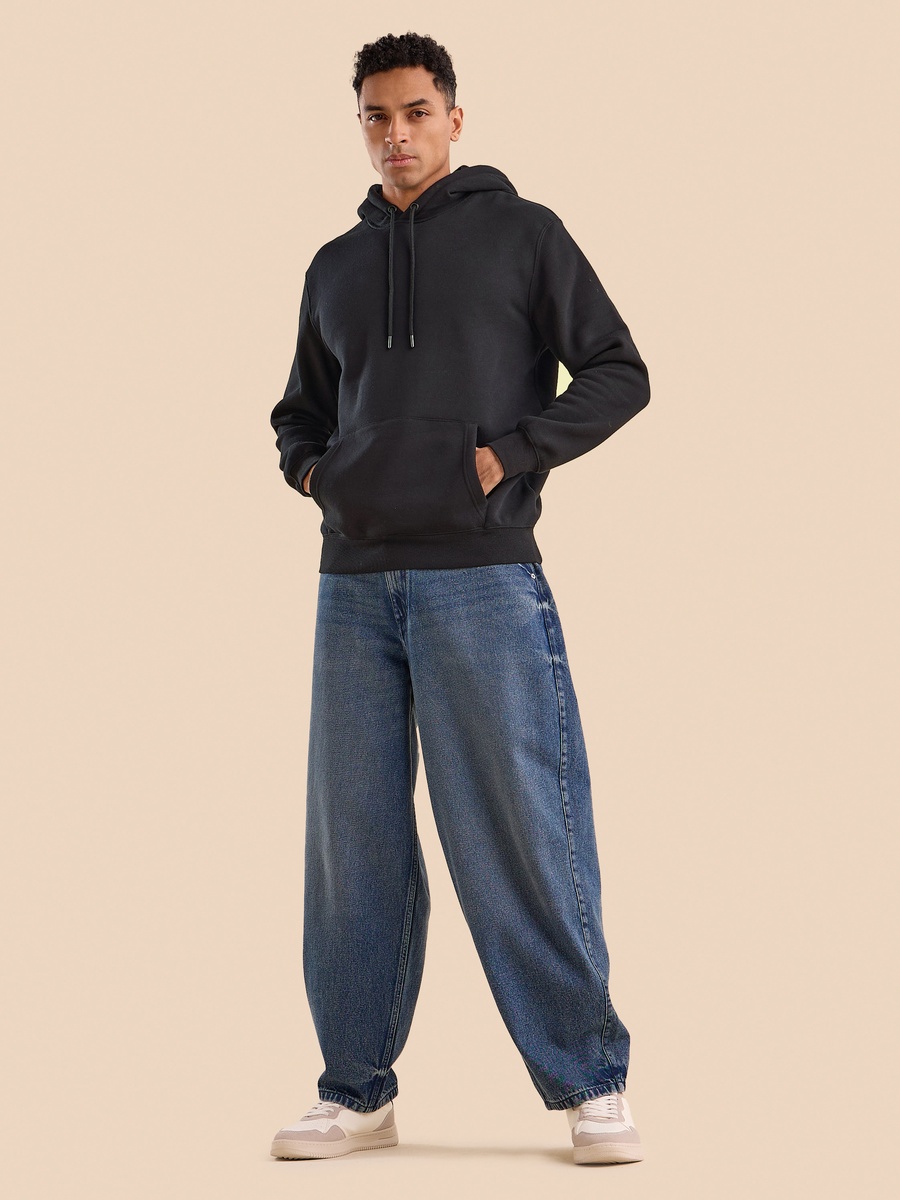 Plain Hooded Sweatshirt