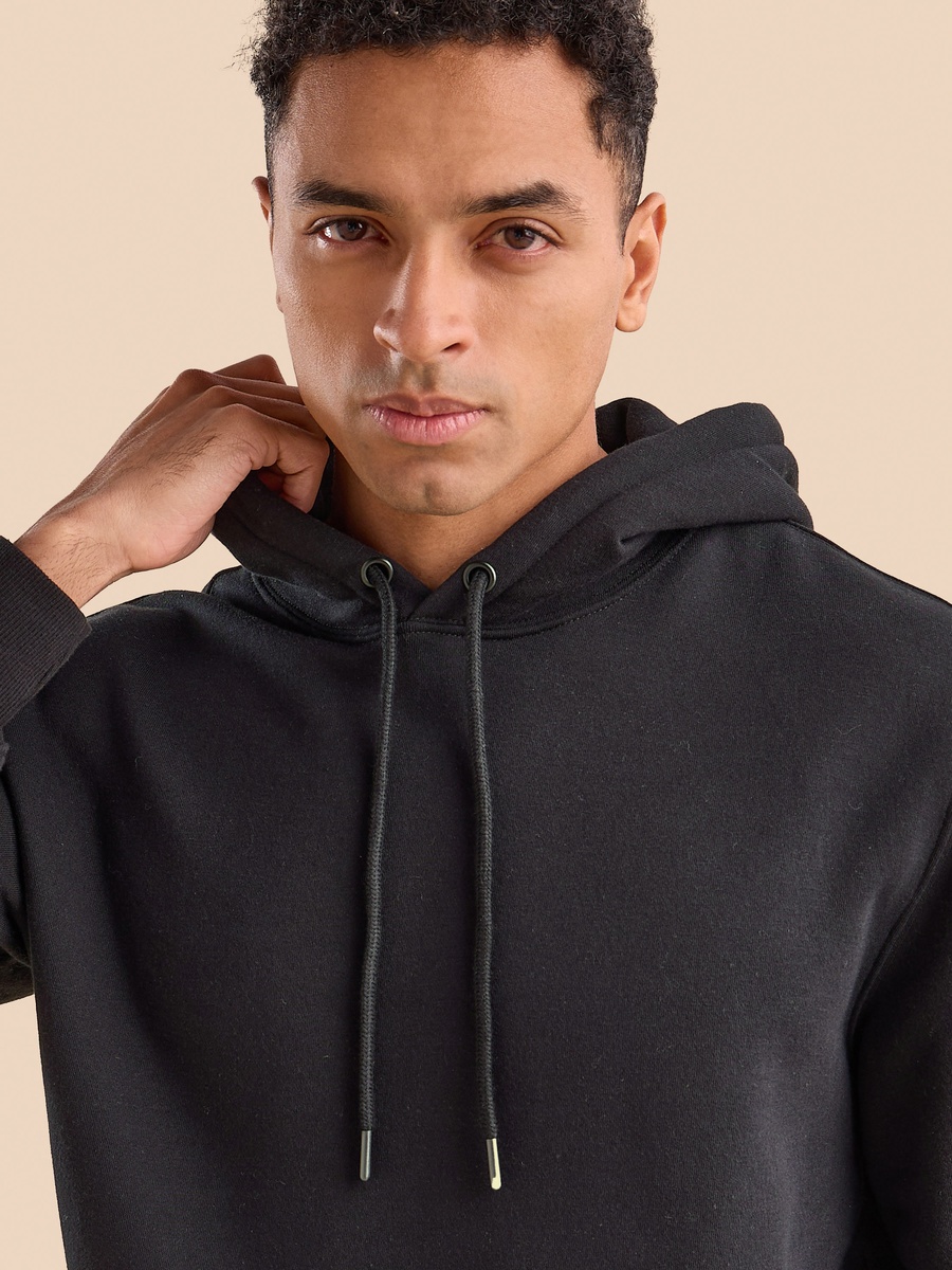 Plain Hooded Sweatshirt