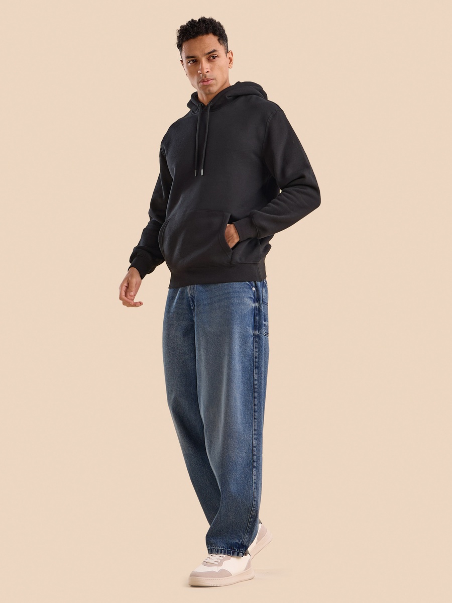 Plain Hooded Sweatshirt