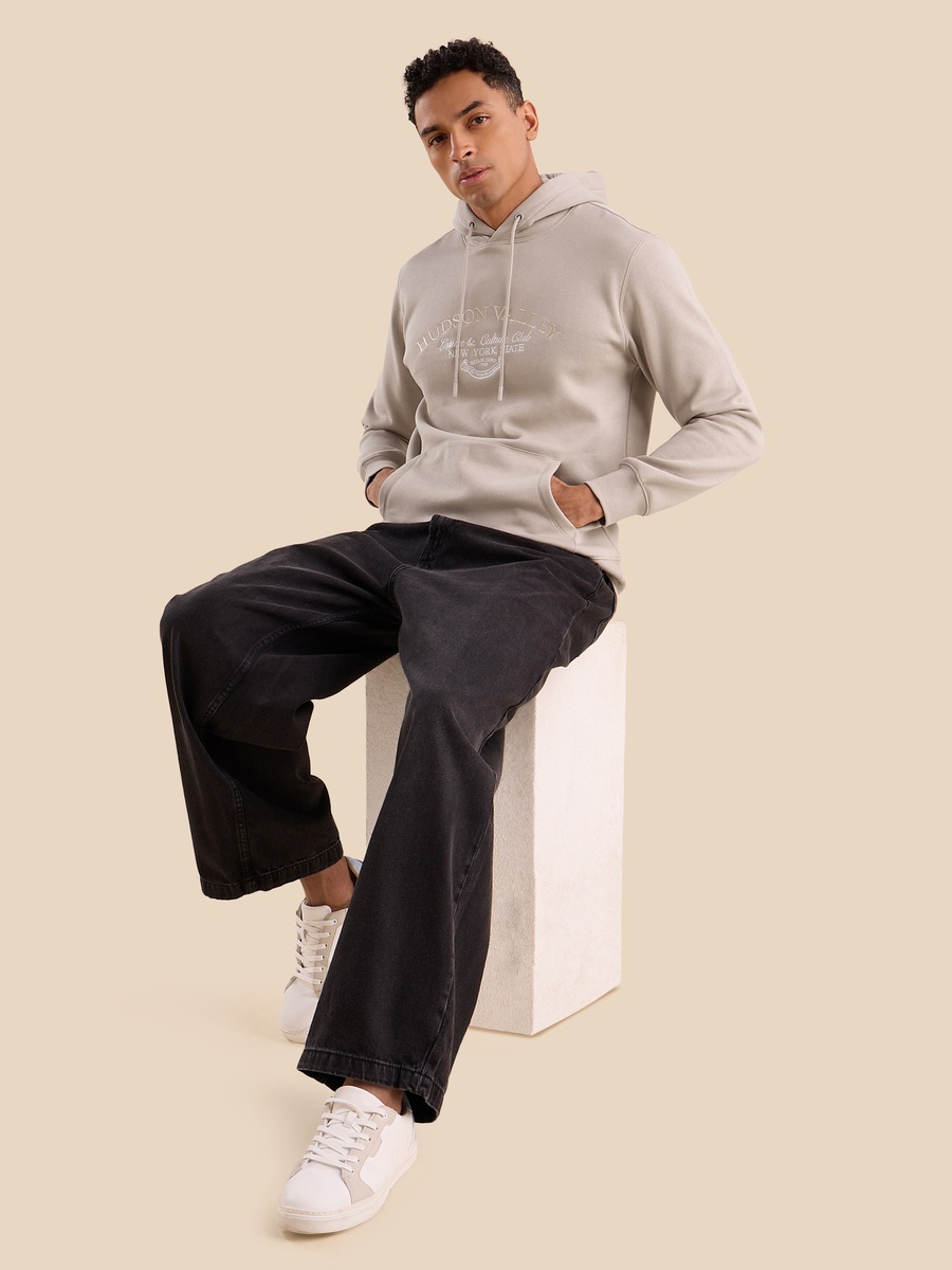 Printed Hooded Sweatshirt