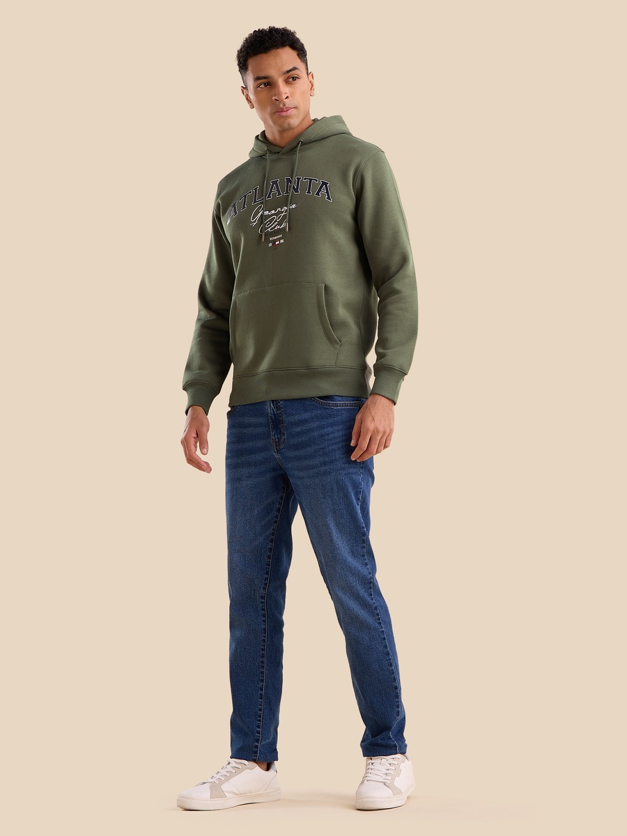 Printed Hooded Sweatshirt