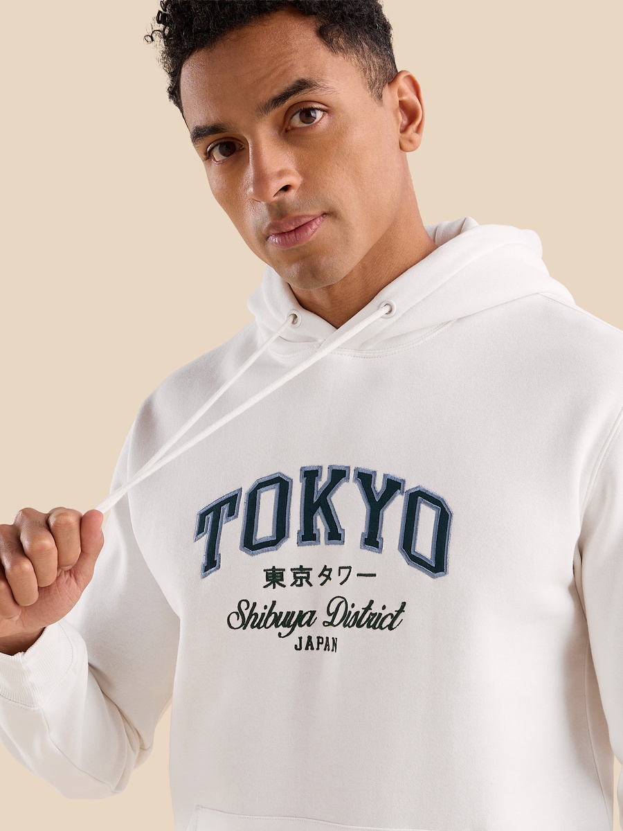 Printed Hooded Sweatshirt
