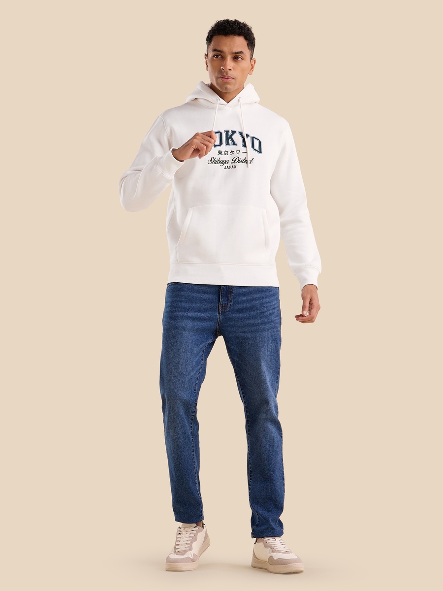 Printed Hooded Sweatshirt