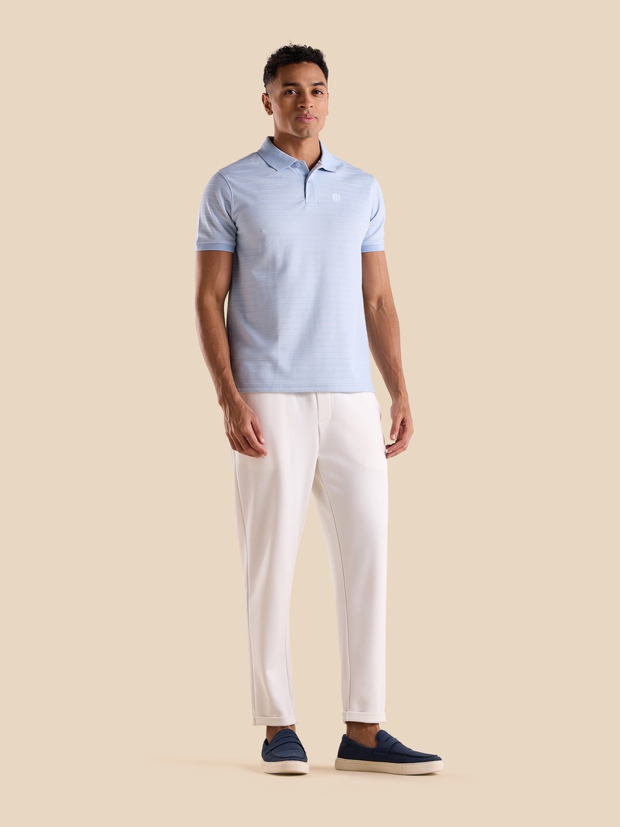 Textured Polo T-Shirt