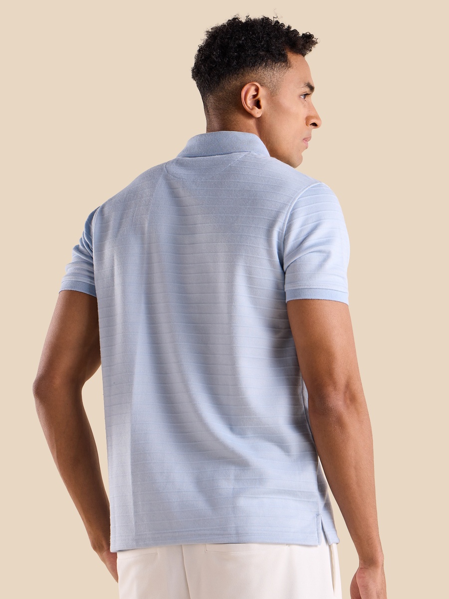 Textured Polo T-Shirt