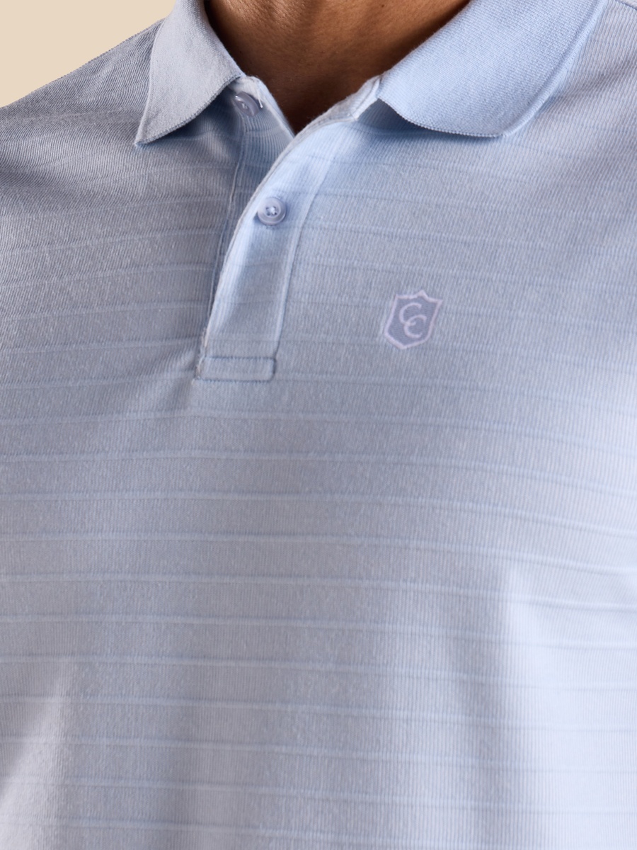 Textured Polo T-Shirt