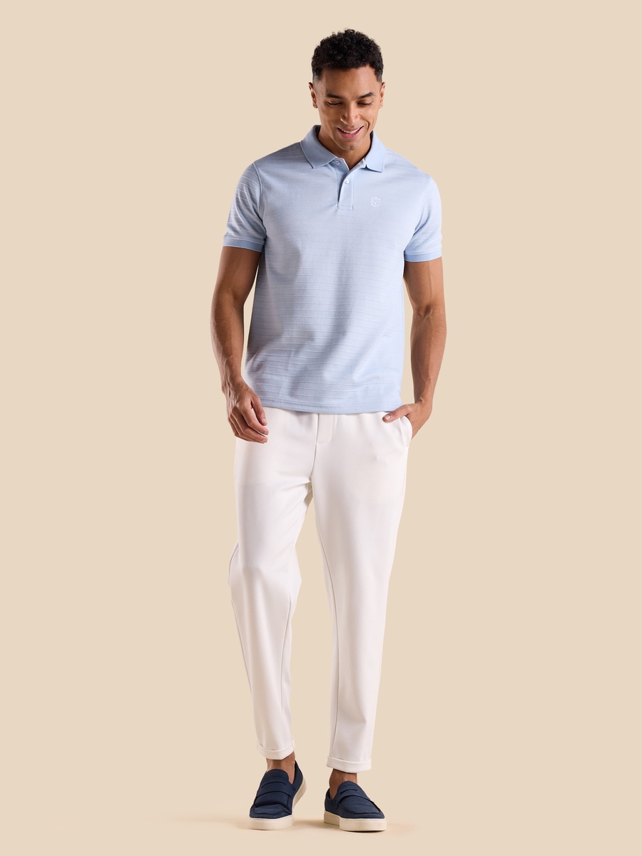 Textured Polo T-Shirt