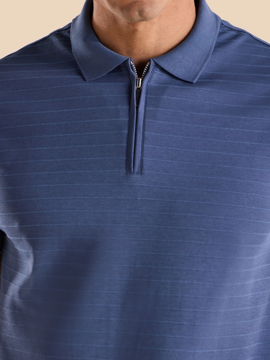 Textured Polo T-Shirt