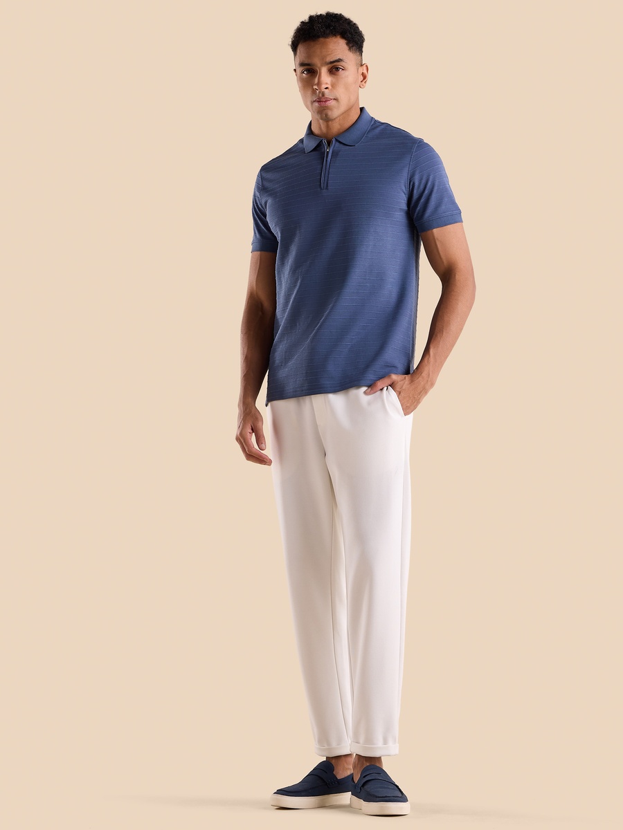 Textured Polo T-Shirt