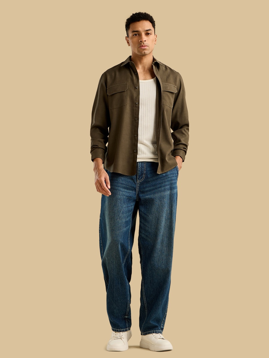 Utility Shirt with Chest Pockets