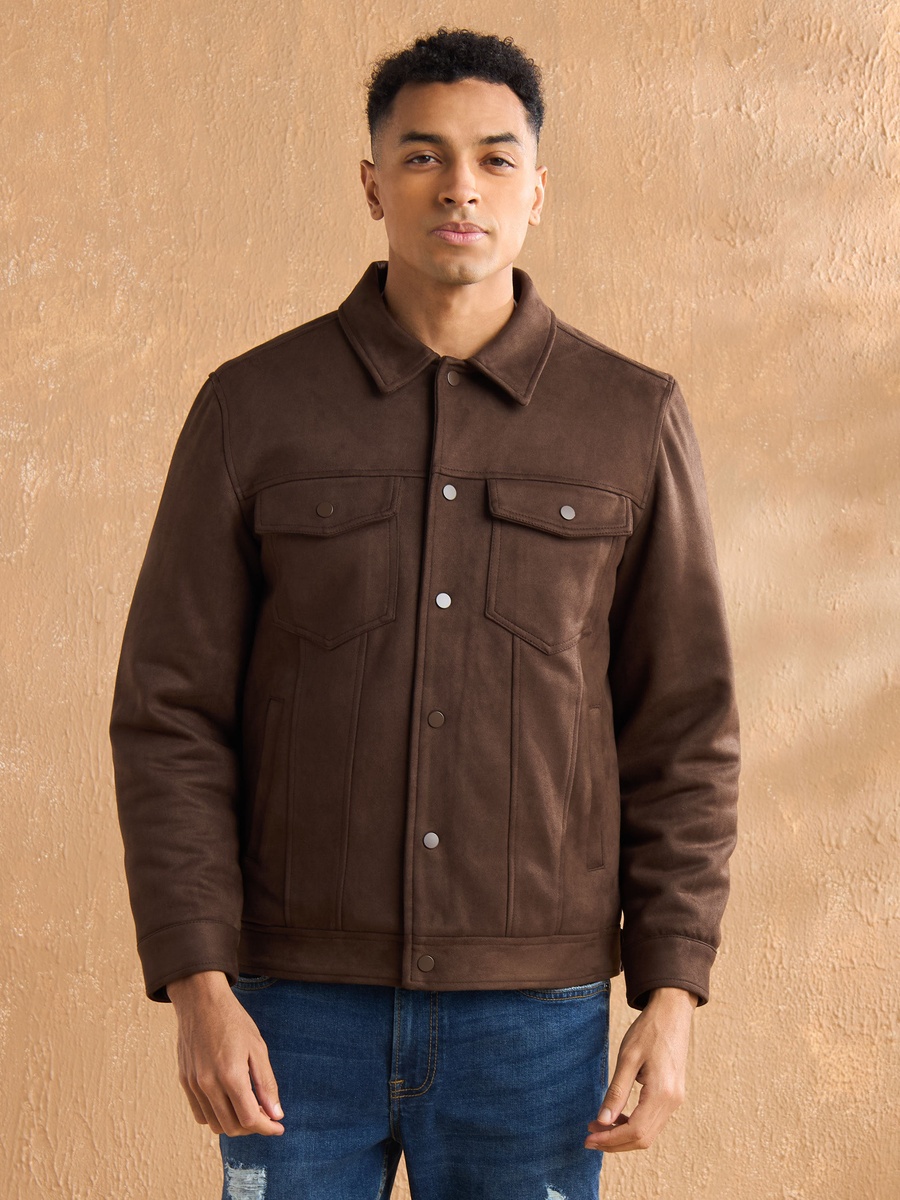 Suede Trucker Jacket
