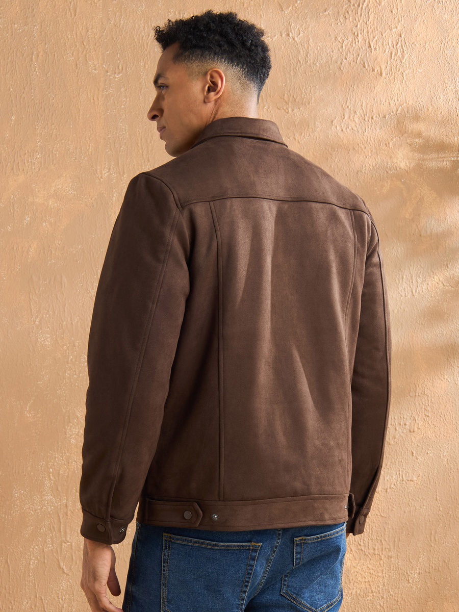 Suede Trucker Jacket