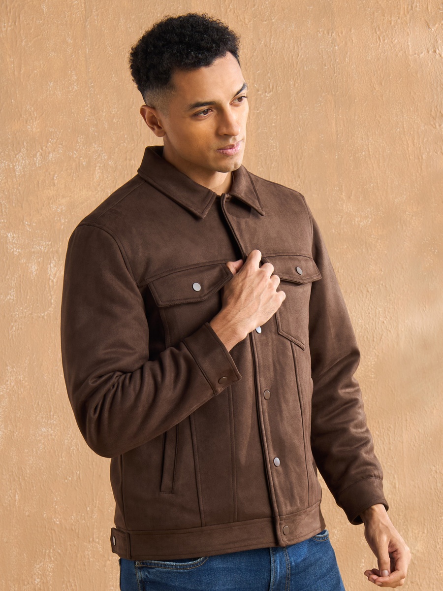 Suede Trucker Jacket