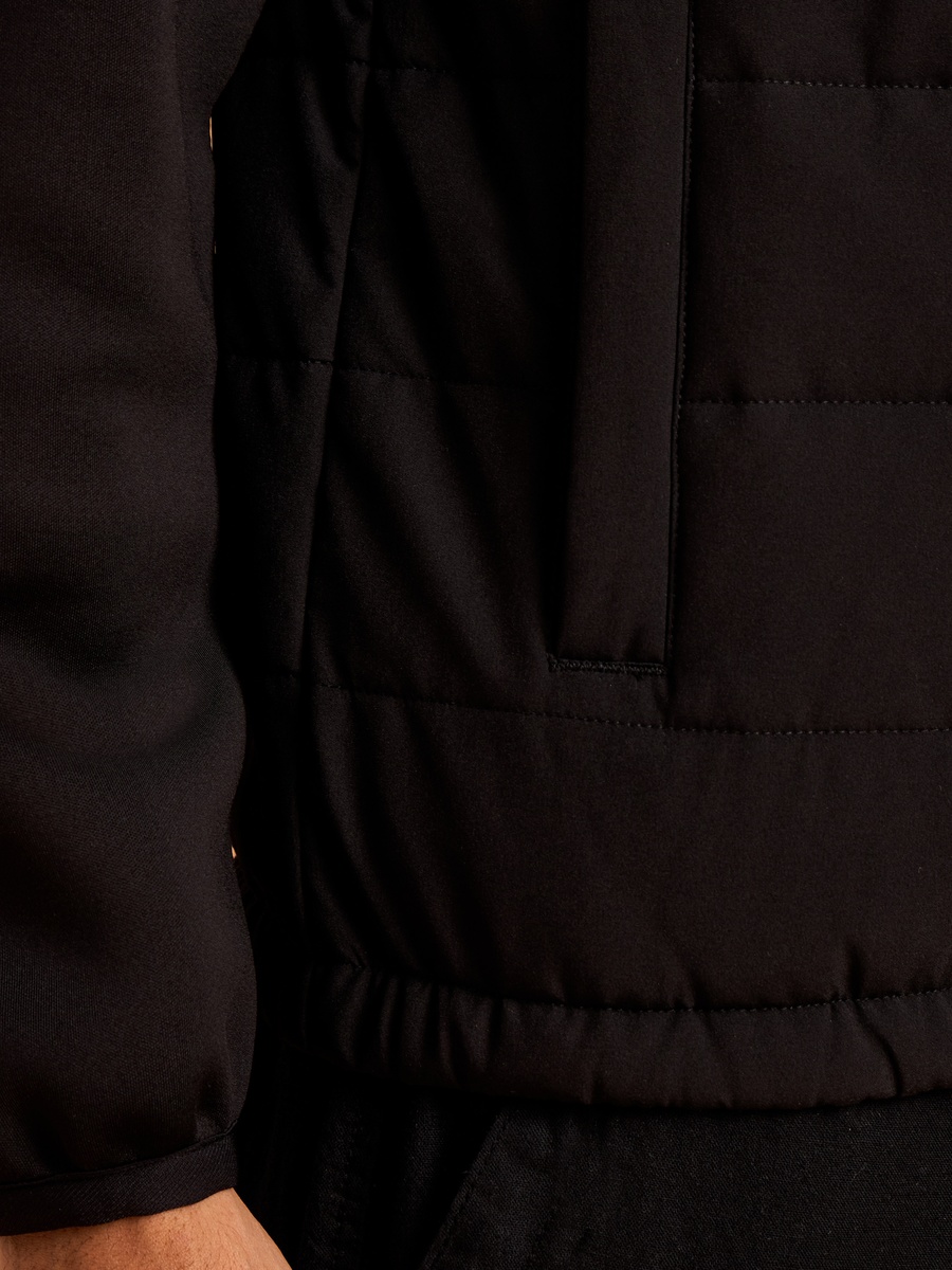 Plain Puffer Hybrid Jacket