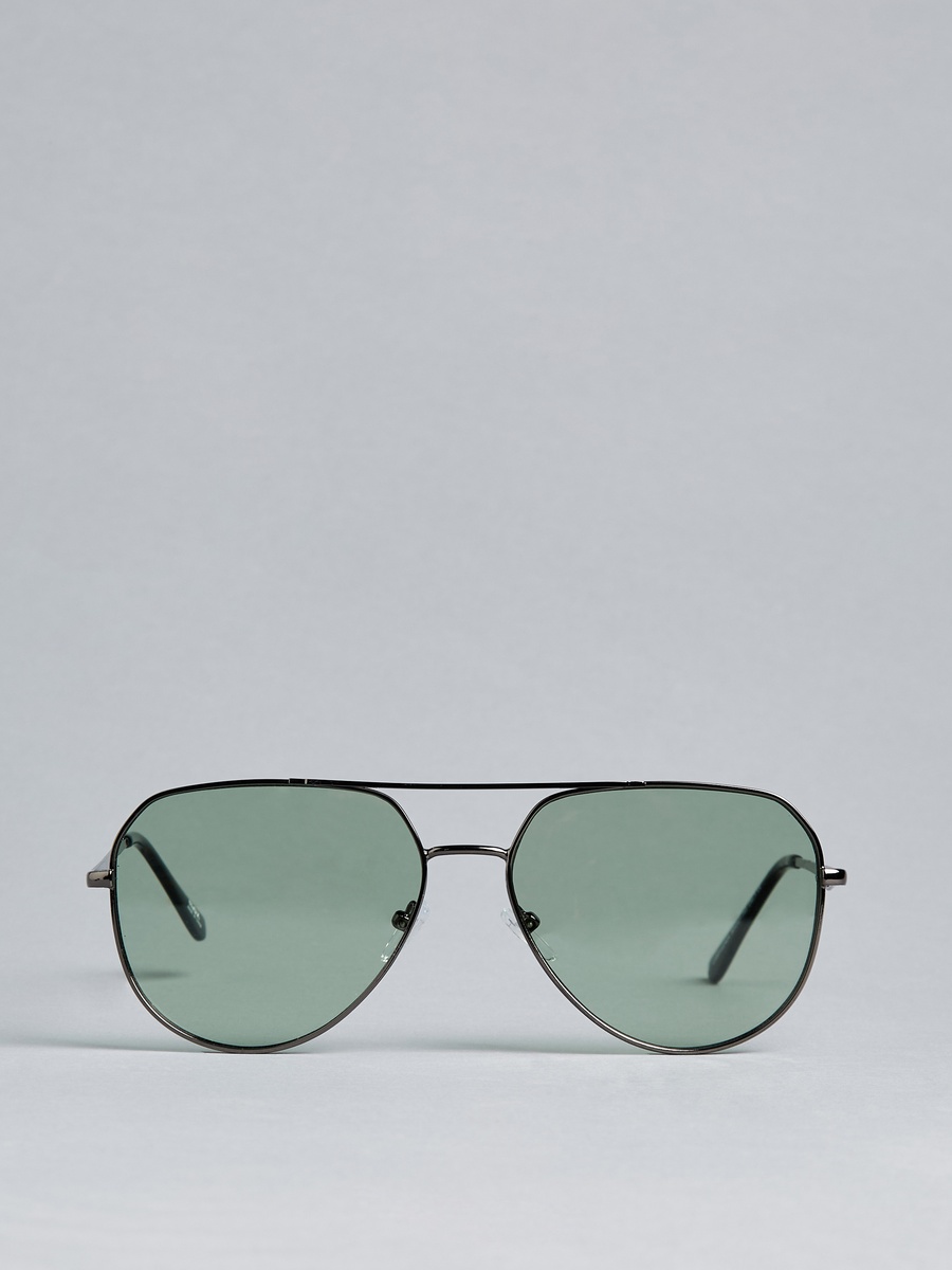 Tinted Full Rim Sunglasses with Nose Pad
