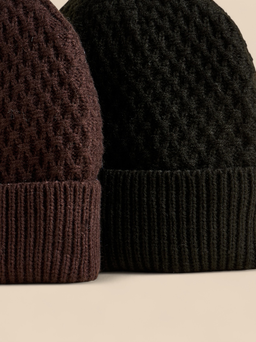 Pack of 2 - Textured Beanie