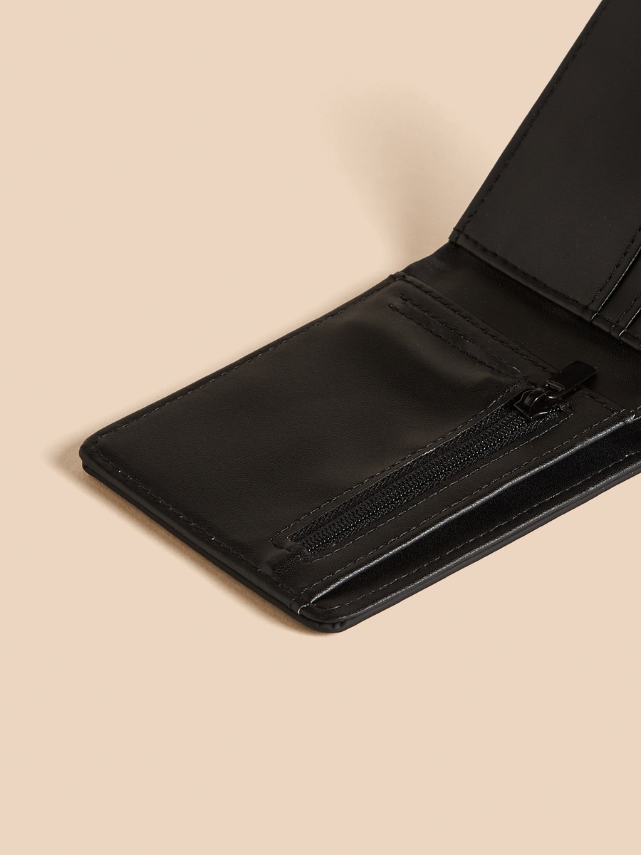 Textured Bi-Fold Wallet