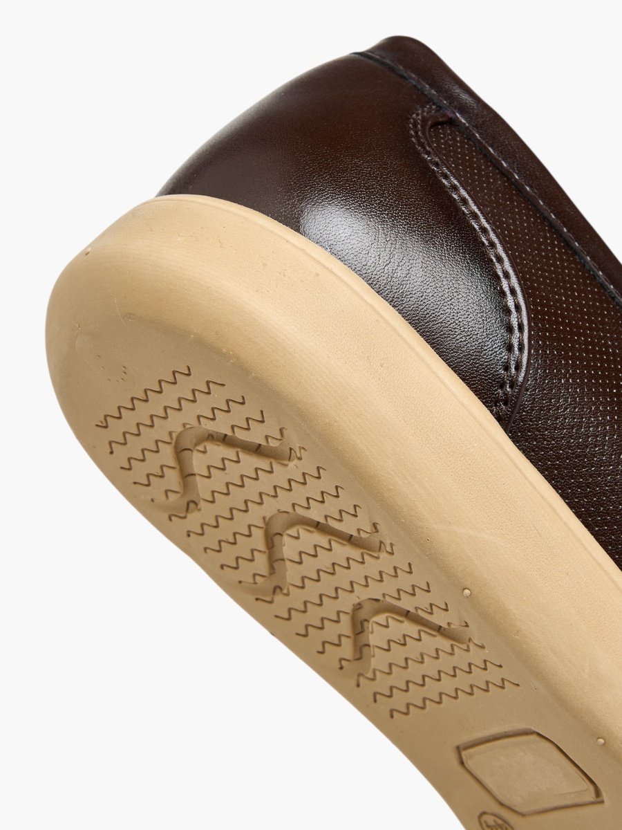 Textured Slip-On Loafers