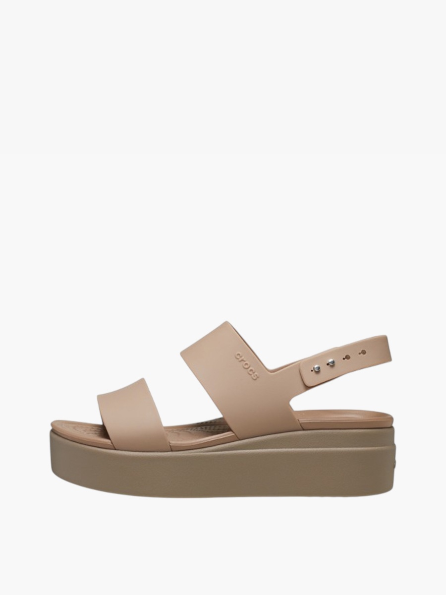 Women Strappy Flatform Sandals with Backstrap