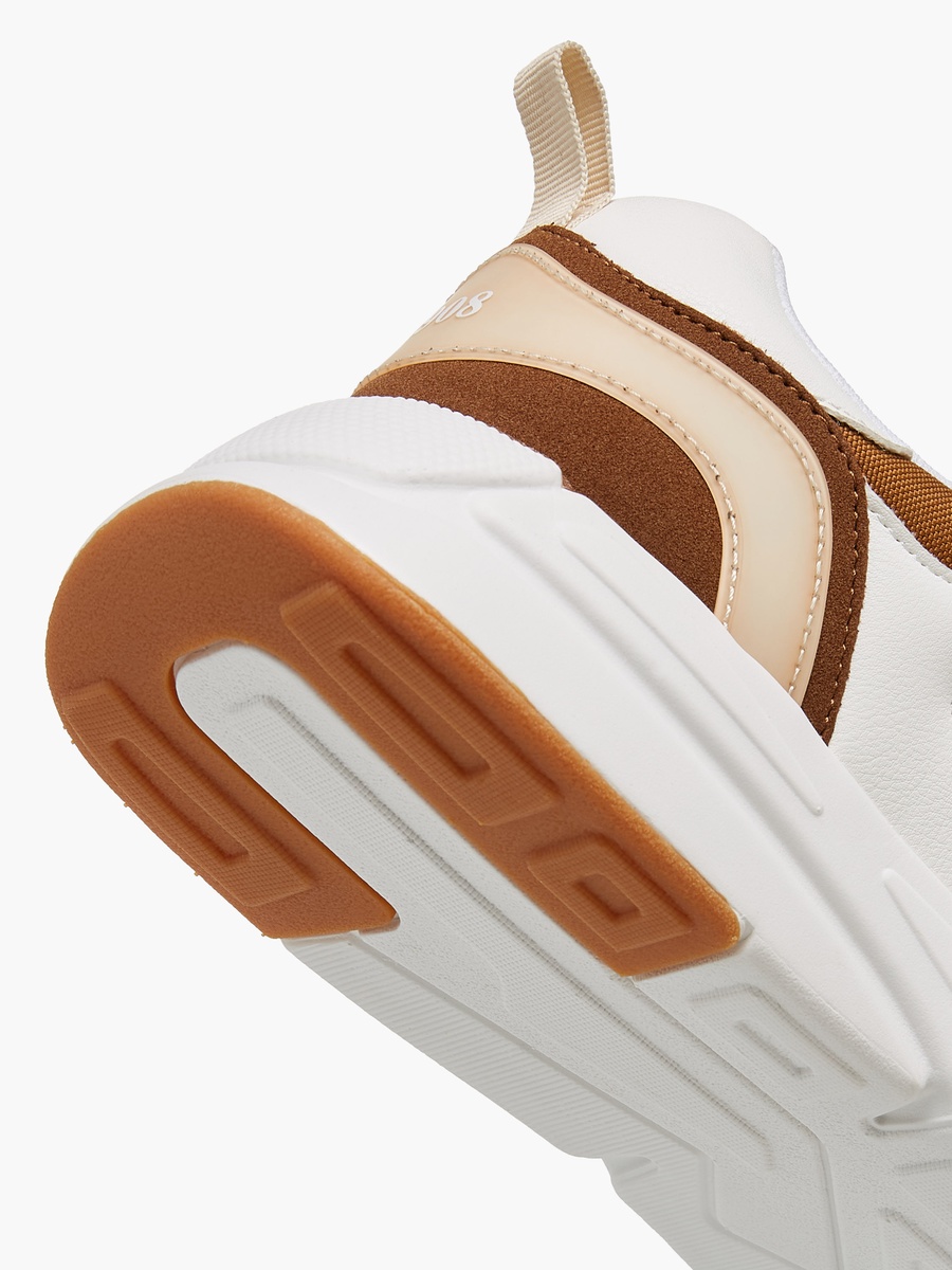Men Panelled Lace-Up Sneakers with Pull Tabs