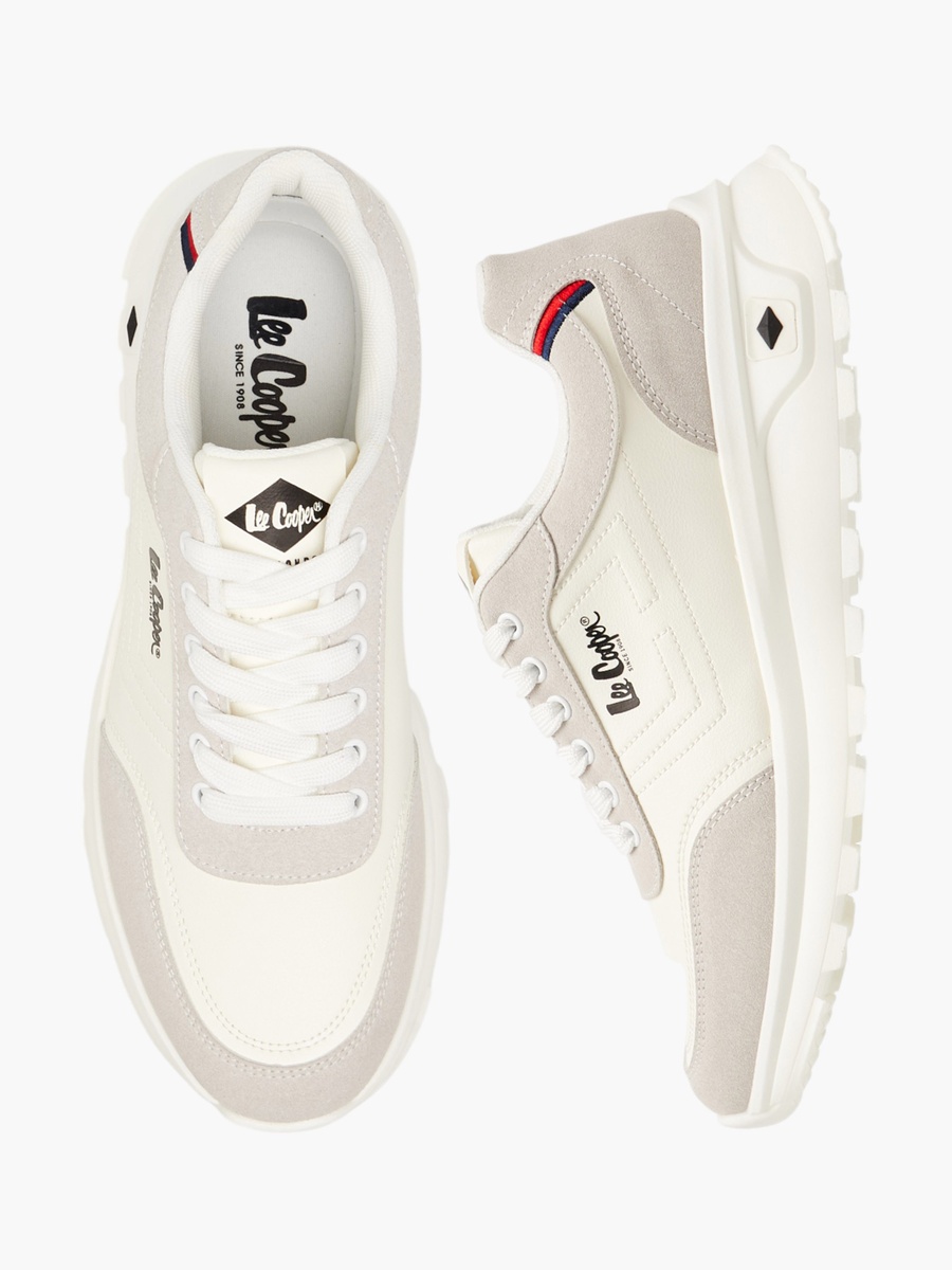 Men Panelled Lace-Up Sneakers